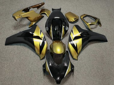 2008-2011 Honda CBR1000RR Motorcycle Fairing - Gold Glossy Black Canada Websites