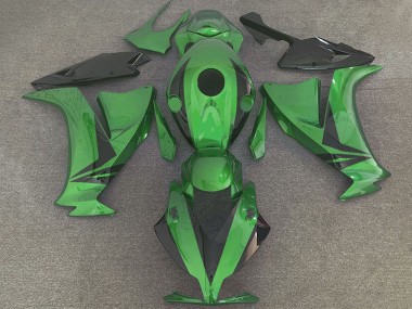 2012-2016 Honda CBR1000RR Motorcycle Fairings - Green Glossy Black Style Canada Websites