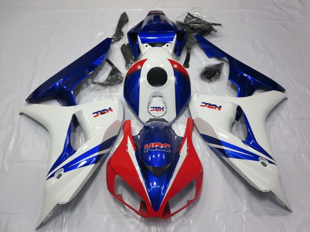 2006-2007 Honda CBR1000RR Motorcycle Fairing - White Red Blue HRC OEM Style Canada Websites