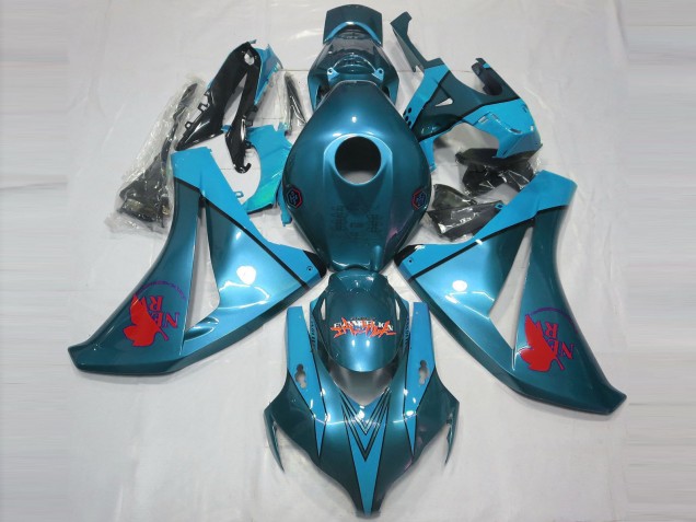 2008-2011 Honda CBR1000RR Motorcycle Fairings - Teal Blue Red Canada Websites