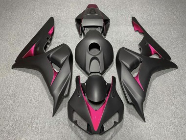2006-2007 Honda CBR1000RR Motorcycle Fairings - Matte Black Pink Canada Websites