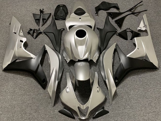 2006-2007 Honda CBR1000RR Motorcycle Fairings - Silver Matte Black Canada Websites