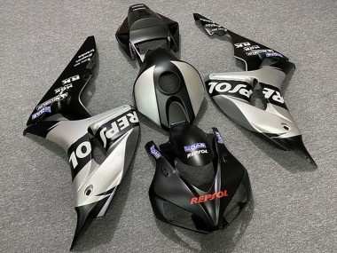 2006-2007 Honda CBR1000RR Motorcycle Fairings - Silver Matte Black Repsol Canada Websites