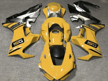 2017-2023 Honda CBR1000RR Motorcycle Fairings - Mustard Yellow White Silver Glossy Black DSI Canada Websites