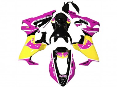 2017-2023 Honda CBR1000RR Motorcycle Fairings - Pink Yellow Glossy Black Red Bull Canada Websites