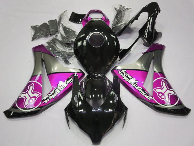 2008-2011 Honda CBR1000RR Motorcycle Fairings - Grey Pink Glossy Black Canada Websites