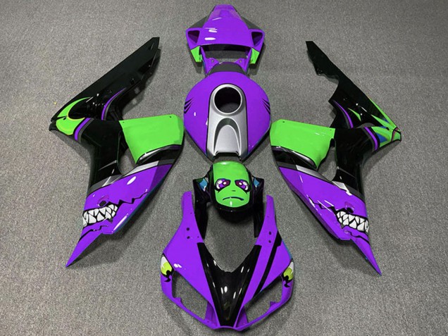 2006-2007 Honda CBR1000RR Motorcycle Fairings - Purple Silver Green Glossy Black Shark Canada Websites