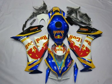 2012-2016 Honda CBR1000RR Motorcycle Fairings - White Blue Yellow Red Bull Canada Websites