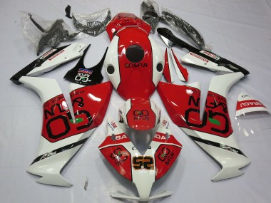 2012-2016 Honda CBR1000RR Motorcycle Fairings - White Red Go&Fun Canada Websites