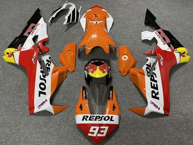 2017-2023 Honda CBR1000RR Motorcycle Fairings - Orange White Yellow Red Glossy Black Red Bull Repsol 93 Canada Websites