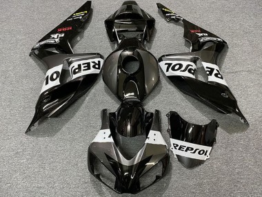 2006-2007 Honda CBR1000RR Motorcycle Fairings - Grey White Glossy Black Repsol Canada Websites