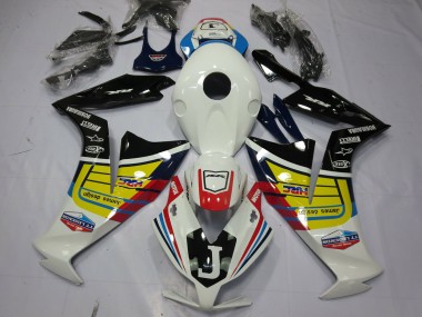 2012-2016 Honda CBR1000RR Motorcycle Fairings - White Yellow Glossy Black Canada Websites