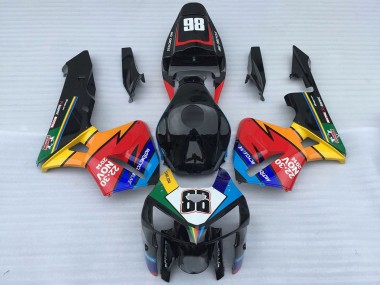 2005-2006 Honda CBR600RR Motorcycle Fairings - Black and Red 86 Canada Websites