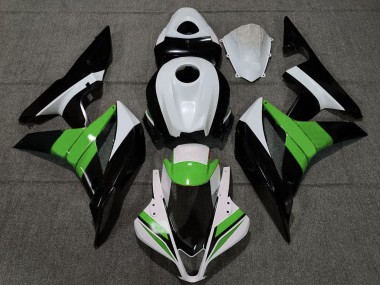2007-2008 Honda CBR600RR Motorcycle Fairings - White Green Glossy Black Canada Websites