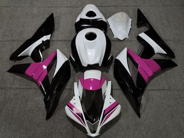 2007-2008 Honda CBR600RR Motorcycle Fairings - White Pink Glossy Black Canada Websites