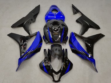 2007-2008 Honda CBR600RR Motorcycle Fairing - Blue Glossy Black Canada Websites