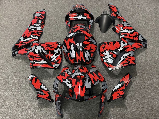2005-2006 Honda CBR600RR Motorcycle Fairings - Camouflage Red Canada Websites