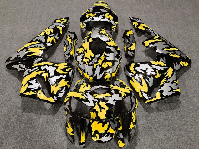 2005-2006 Honda CBR600RR Motorcycle Fairings - Camouflage Yellow Canada Websites