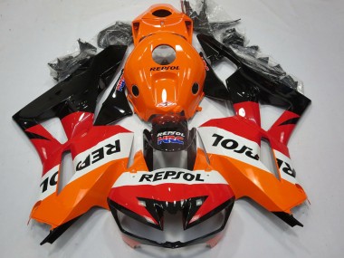2013-2023 Honda CBR600RR Motorcycle Fairings - Orange White Red Glossy Black Repsol Canada Websites
