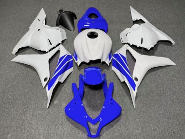 2009-2012 Honda CBR600RR Motorcycle Fairings - White Blue Stripe Canada Websites