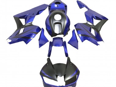 2013-2023 Honda CBR600RR Motorcycle Fairings - Blue Matte Black Canada Websites
