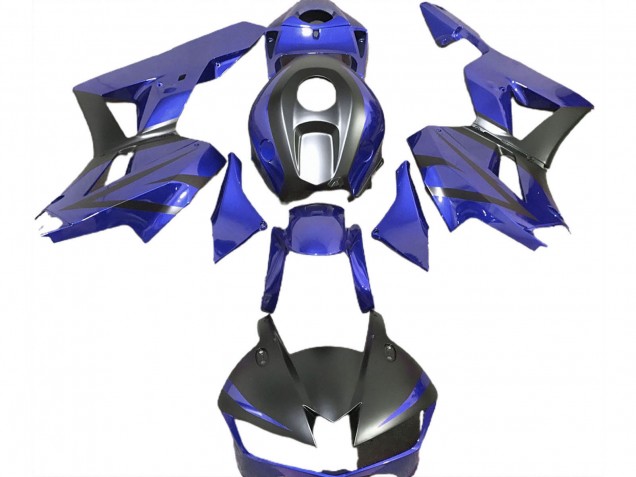 2013-2023 Honda CBR600RR Motorcycle Fairings - Blue Matte Black Canada Websites