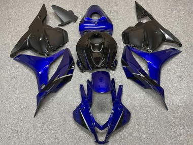 2009-2012 Honda CBR600RR Motorcycle Fairings - Blue Glossy Black OEM Style Canada Websites