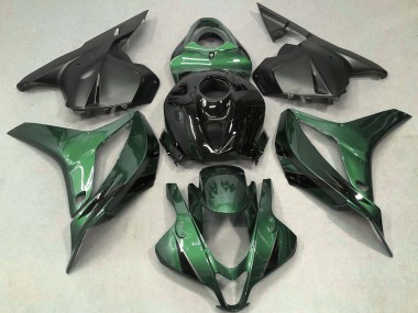 2009-2012 Honda CBR600RR Motorcycle Fairing - Green Glossy Black OEM Style Canada Websites