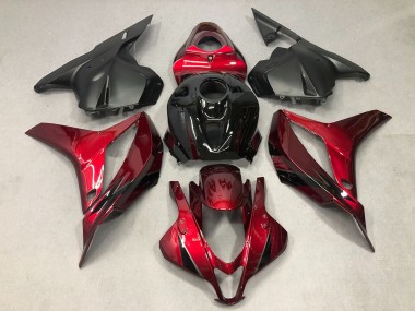 2009-2012 Honda CBR600RR Motorcycle Fairing - Red Glossy Black OEM Style Canada Websites