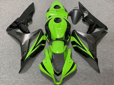 2007-2008 Honda CBR600RR Motorcycle Fairings - Green Glossy Black Grey OEM Style Canada Websites