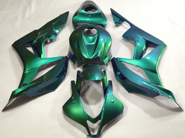 2007-2008 Honda CBR600RR Motorcycle Fairings - Emerald Green Plain Canada Websites