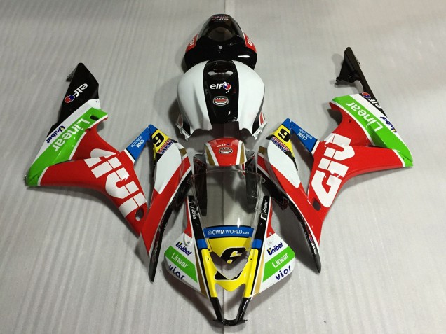 2007-2008 Honda CBR600RR Motorcycle Fairings - White Red Green Yellow Glossy Black Givi 6 Canada Websites