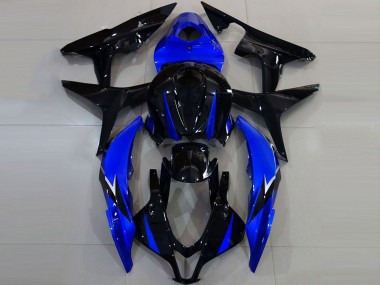 2007-2008 Honda CBR600RR Motorcycle Fairings - Blue Glossy Black Canada Websites