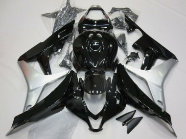 2007-2008 Honda CBR600RR Motorcycle Fairings - Silver Glossy Black Canada Websites