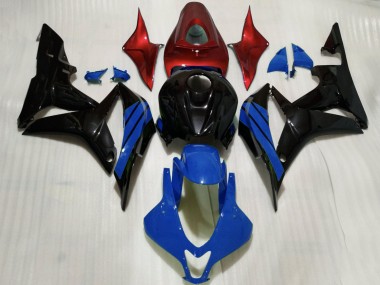 2007-2008 Honda CBR600RR Motorcycle Fairings - Red Blue Glossy Black Canada Websites