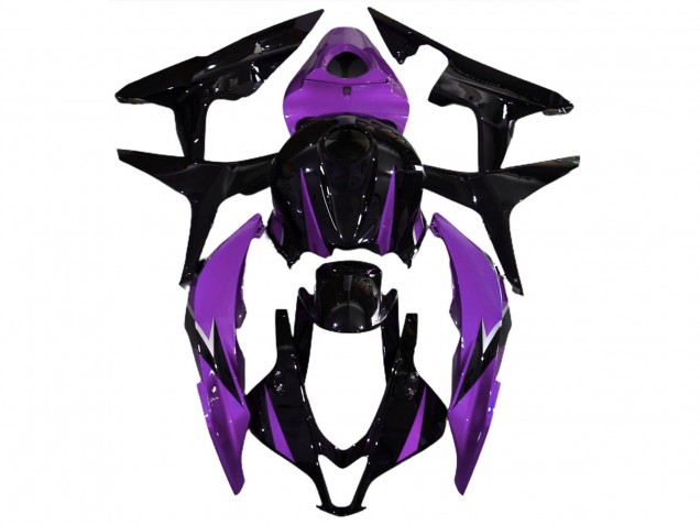 2007-2008 Honda CBR600RR Motorcycle Fairings - Purple Glossy Black Canada Websites