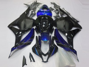2009-2012 Honda CBR600RR Motorcycle Fairing - Blue Glossy Black Matte Black Canada Websites