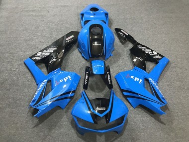 2013-2023 Honda CBR600RR Motorcycle Fairings - Blue Glossy Black Canada Websites