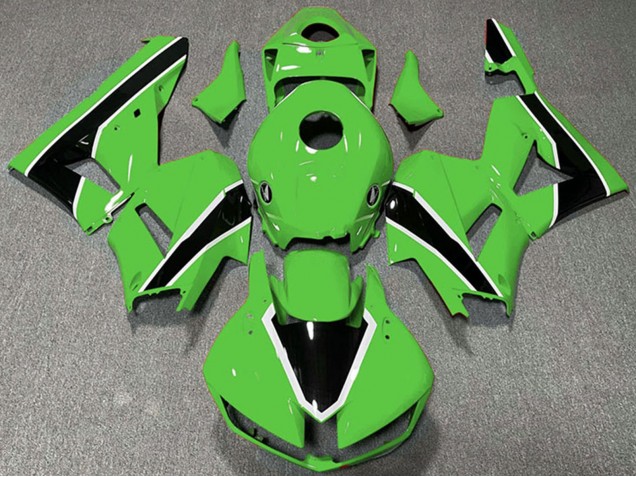 2013-2023 Honda CBR600RR Motorcycle Fairings - Green White Glossy Black Canada Websites