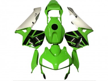 2003-2004 Honda CBR600RR Motorcycle Fairings - Silver Green Glossy Black Canada Websites