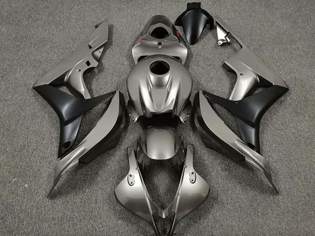 2007-2008 Honda CBR600RR Motorcycle Fairings - Silver Matte Black Canada Websites