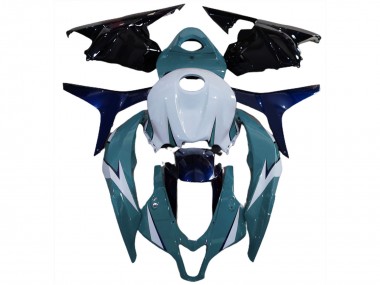 2009-2012 Honda CBR600RR Motorcycle Fairing Kits - White Blue Glossy Black Canada Websites