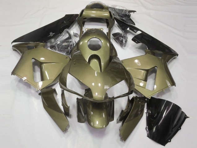 2003-2004 Honda CBR600RR Motorcycle Fairings - Olive Glossy Black Canada Websites