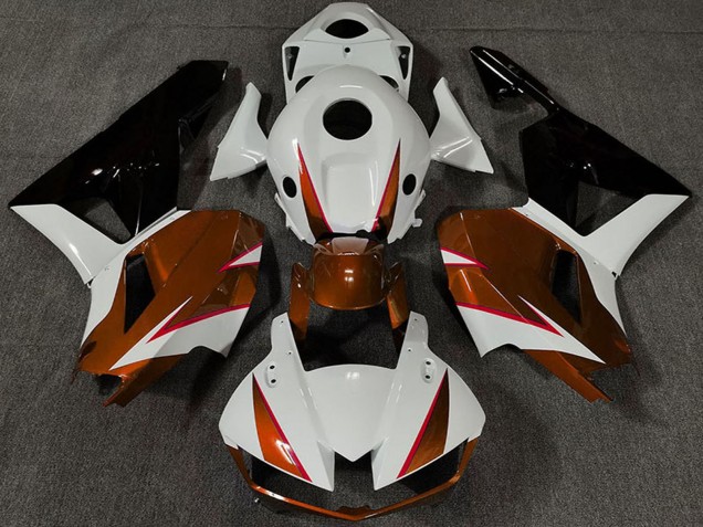 2013-2023 Honda CBR600RR Motorcycle Fairings - White Dark Orange Glossy Black Canada Websites