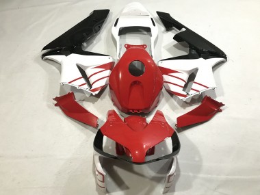 2003-2004 Honda CBR600RR Motorcycle Fairings - White Red Glossy Black Canada Websites