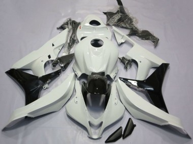 2007-2008 Honda CBR600RR Motorcycle Fairings - White Glossy Black Canada Websites