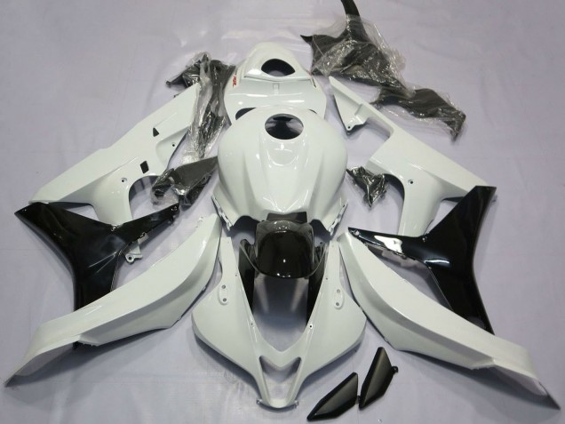2007-2008 Honda CBR600RR Motorcycle Fairings - White Glossy Black Canada Websites