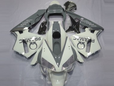 2003-2004 Honda CBR600RR Motorcycle Fairings - White Grey Pramac Canada Websites