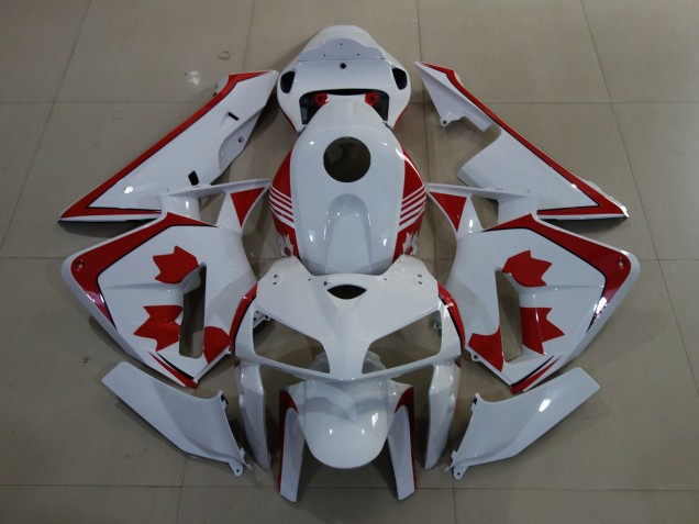 2005-2006 Honda CBR600RR Motorcycle Fairings - White Red Canada Canada Websites