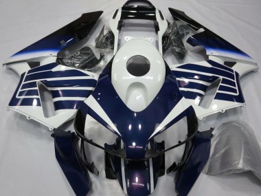 2003-2004 Honda CBR600RR Motorcycle Fairings - White Blue Fade Canada Websites